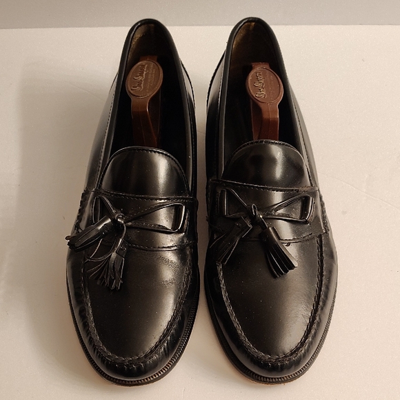 G.H. Bass & Co. Black Leather Upper Tassel Loafers main image 7